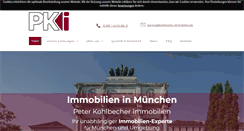 Desktop Screenshot of pk-immobilien.info