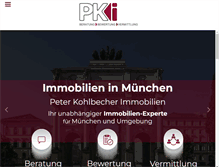 Tablet Screenshot of pk-immobilien.info